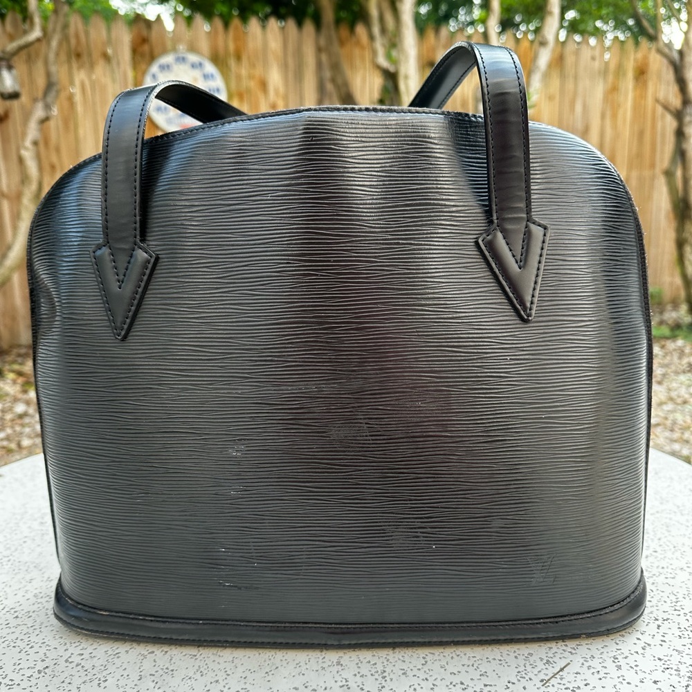 Louis Vuitton Lussac Epi Leather Double Top Handle Bag- Authentic!